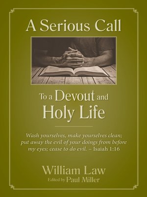 cover image of A Serious Call to a Devout and Holy Life